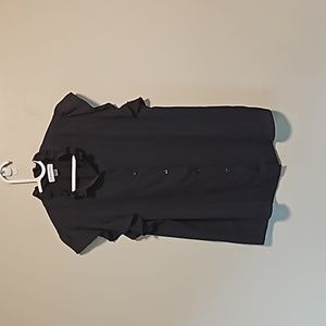 Lightweight ruffle sleeve Grey top